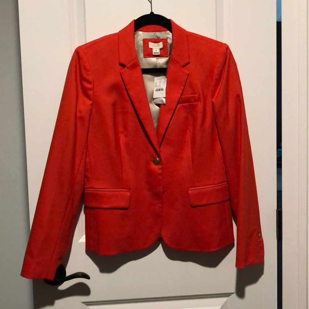 Coral J Crew Blazer